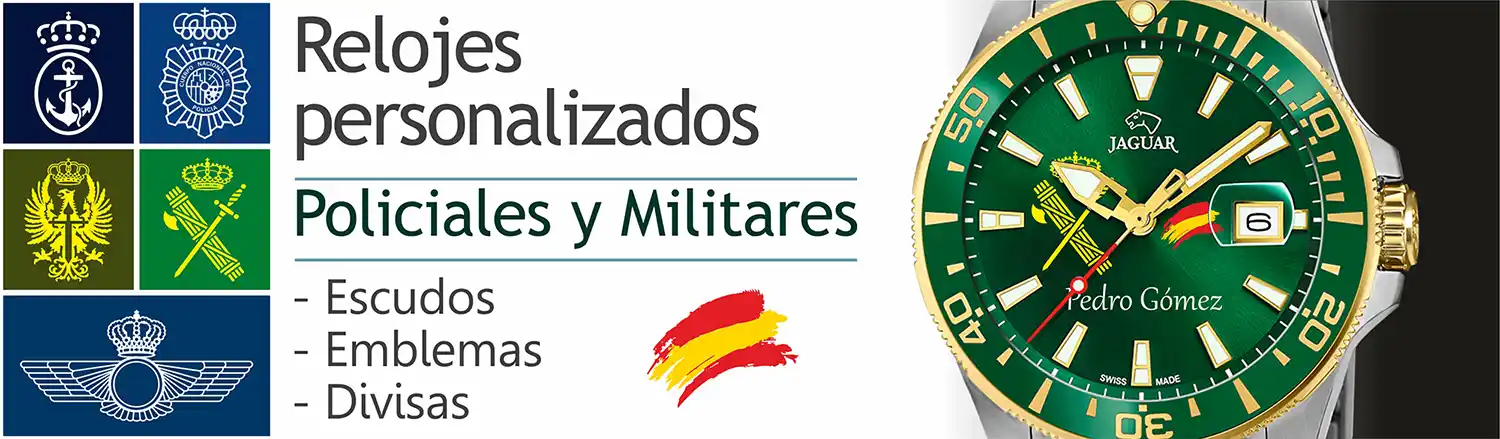 Relojes militares personalizados